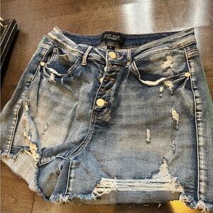 Judy Blue Distressed Denim Shorts